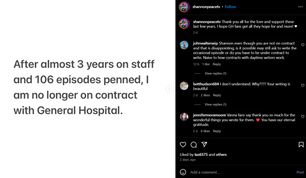 General Hospital-Shannon-Instagram-