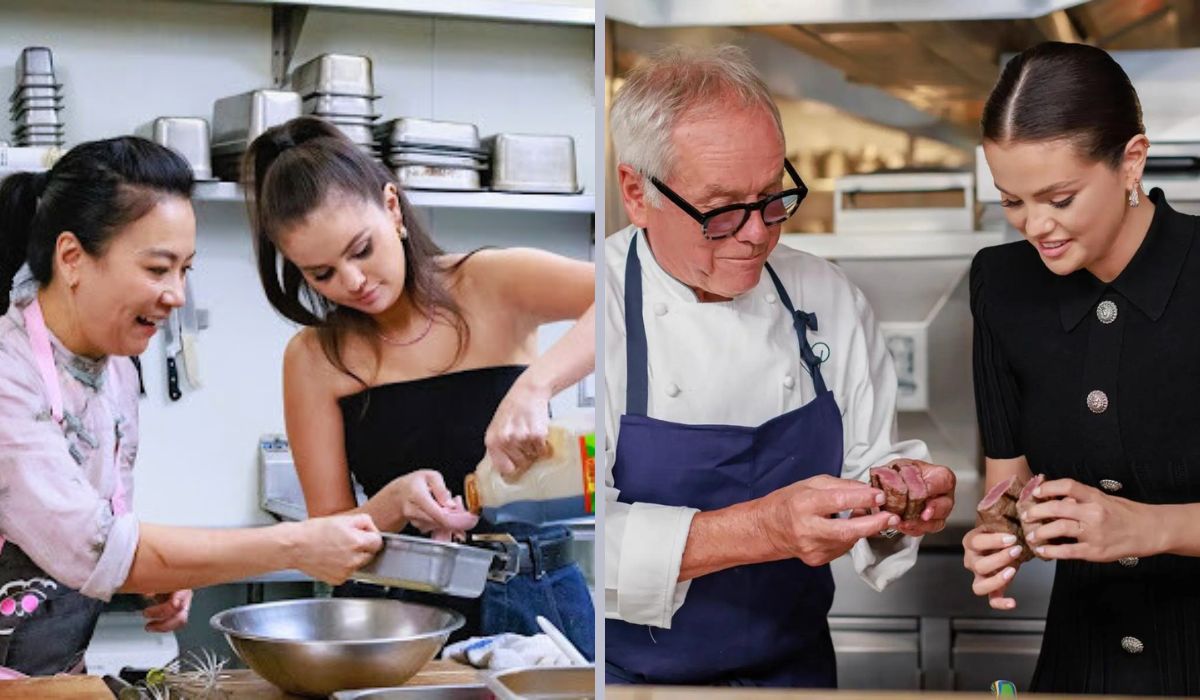 Selena Gomez- Shirley Chung and Wolfgang Puck