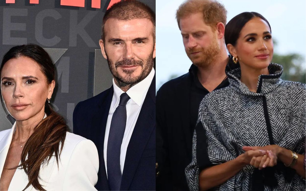 Meghan, Harry, David, Victoria - 20th June