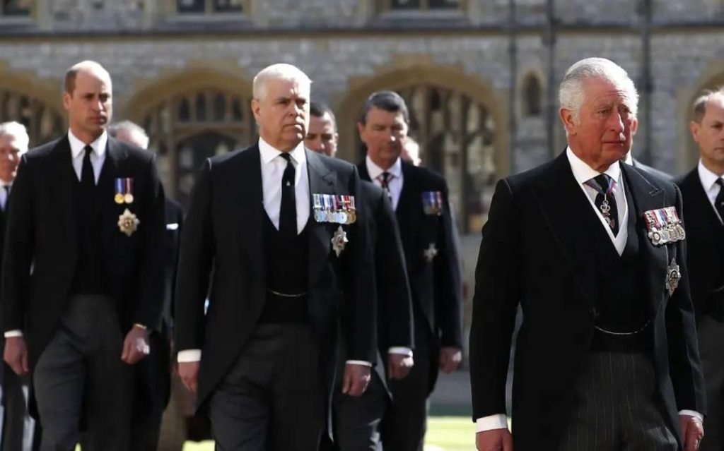 Prince William, Andrew, Charles - 4th July