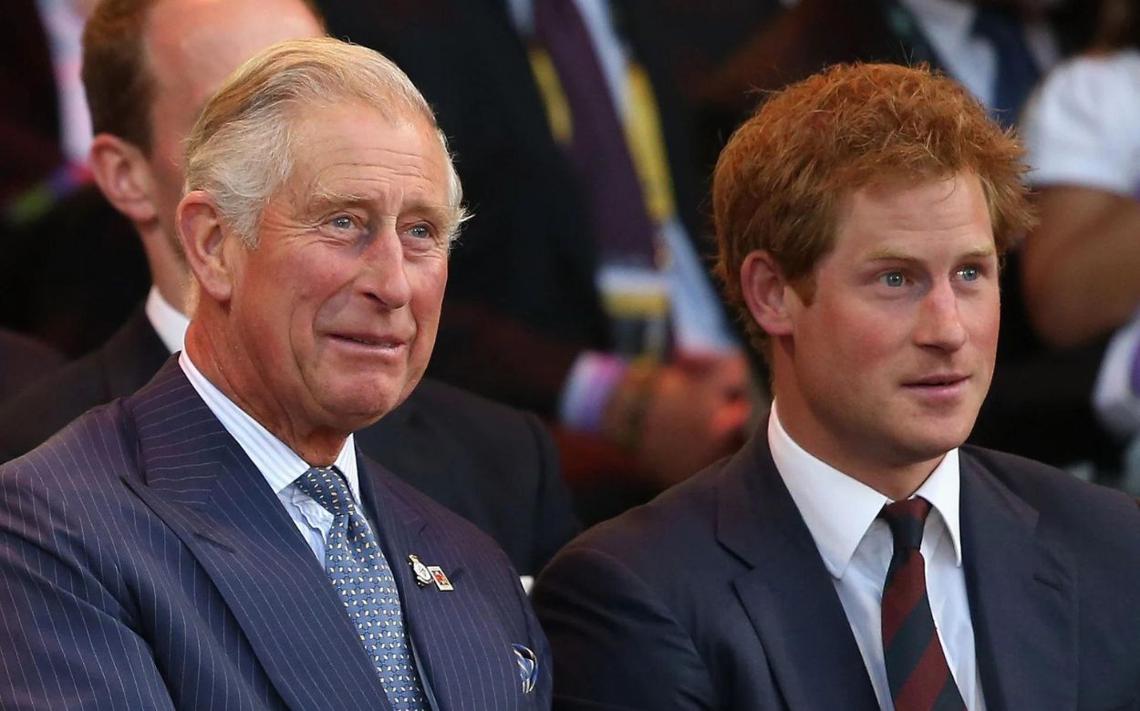 Prince Harry and King Charles