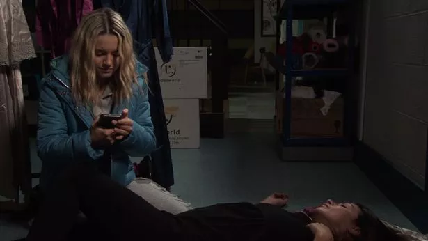 betsy receives a text