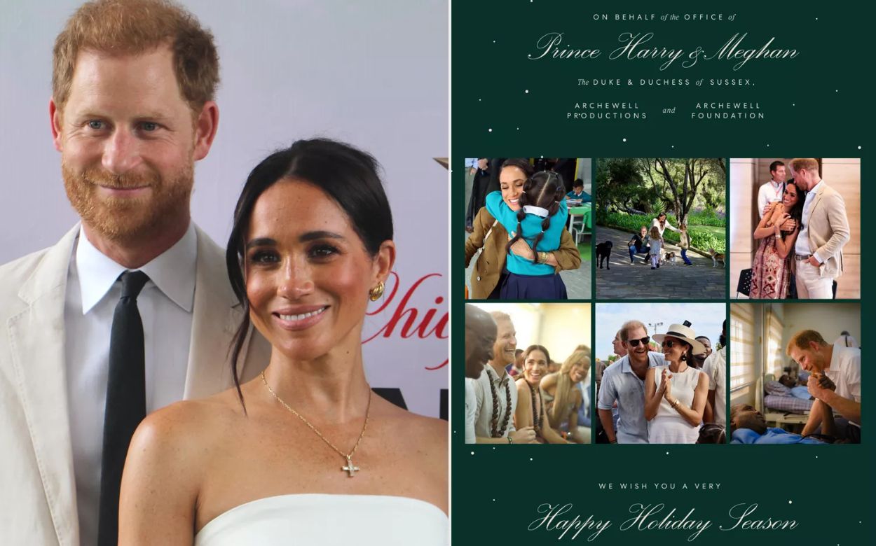 Prince Harry & Meghan Hid Their Kids’ Faces On Holiday Card For [THIS