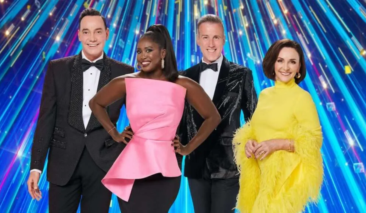 EastEnders-Shirley, Craig, Motsi, and Anton