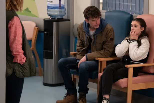 Emmerdale: April is anxious