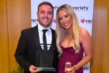 Coronation Street: Alan Halsell and his girlfriend