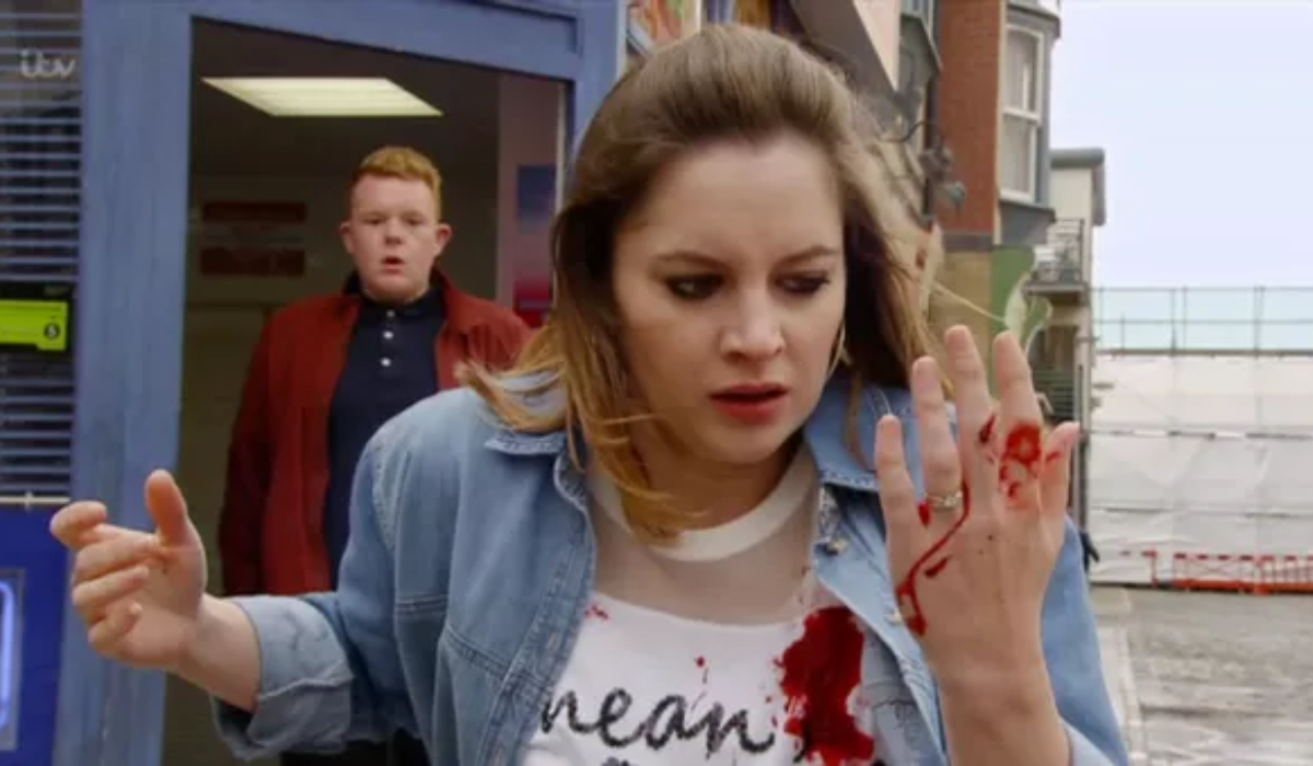 Paula Lane as Kylie in Coronation Street