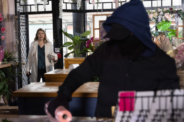 Tracy is shocked: Coronation Street
