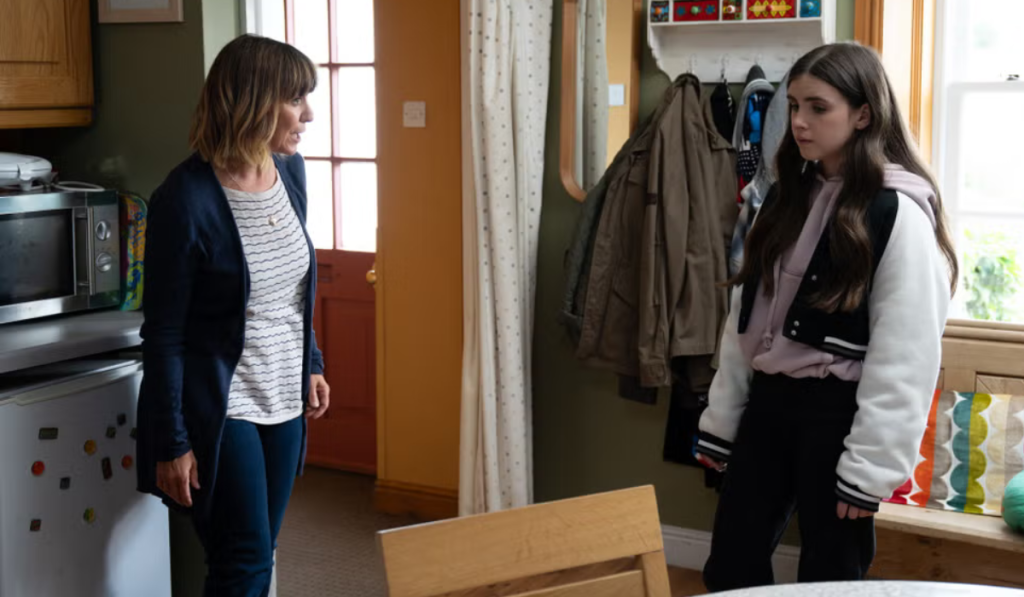 Emmerdale: Rhona is angry