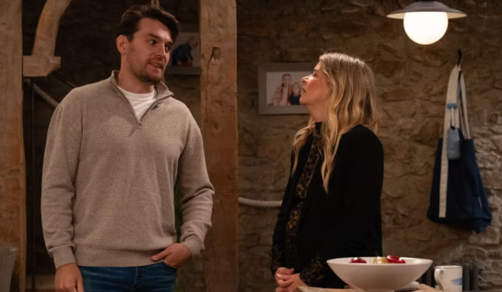 Emmerdale: Charity is anxious.