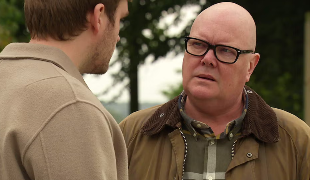 Emmerdale: Paddy took Bear's test