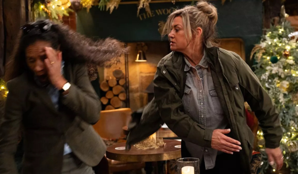 Emmerdale: Moira slaps Celia