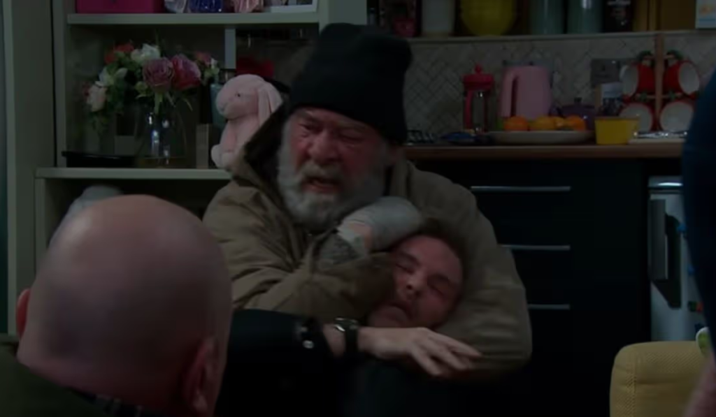 Emmerdale: Bear choked him