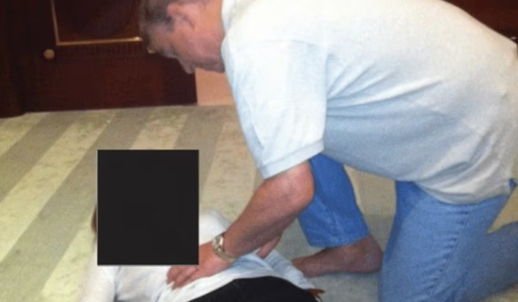 Royal News: He crouches over a woman