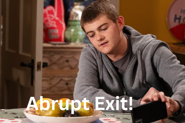 Emmerdale: He leaves suddenly