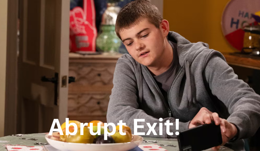 Emmerdale: He leaves suddenly