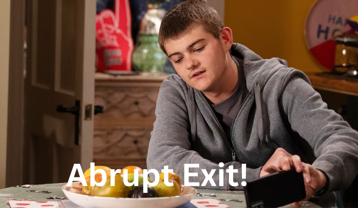 Emmerdale: He leaves suddenly