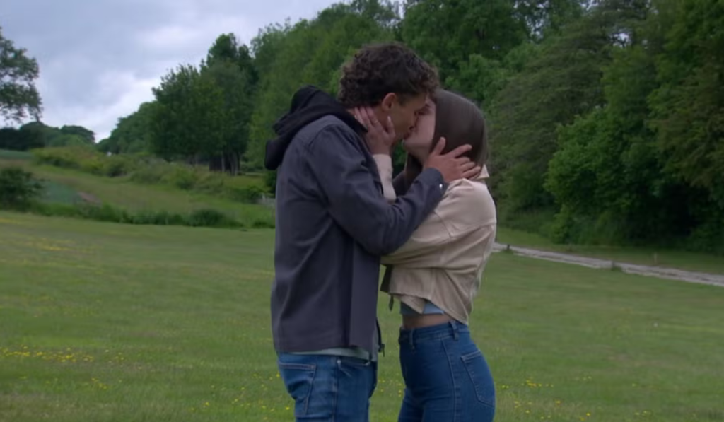 Emmerdale: They kissed each other
