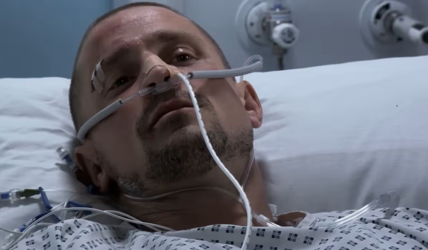 carl in hospital coronation street