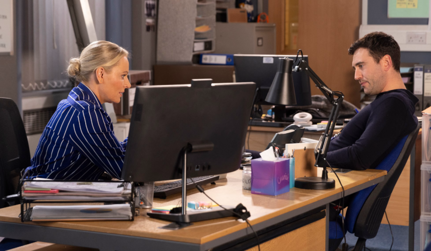 An arrest happens in Coronation Street