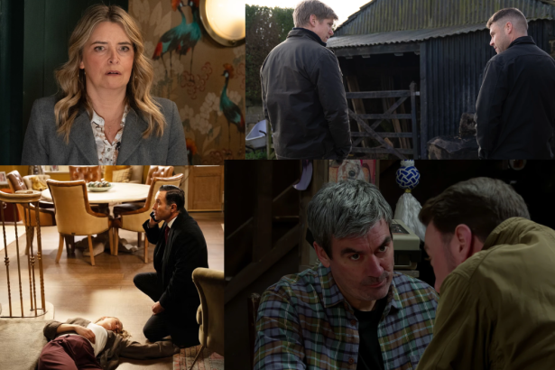Emmerdale: Dawn, Charity, Graham and Cain