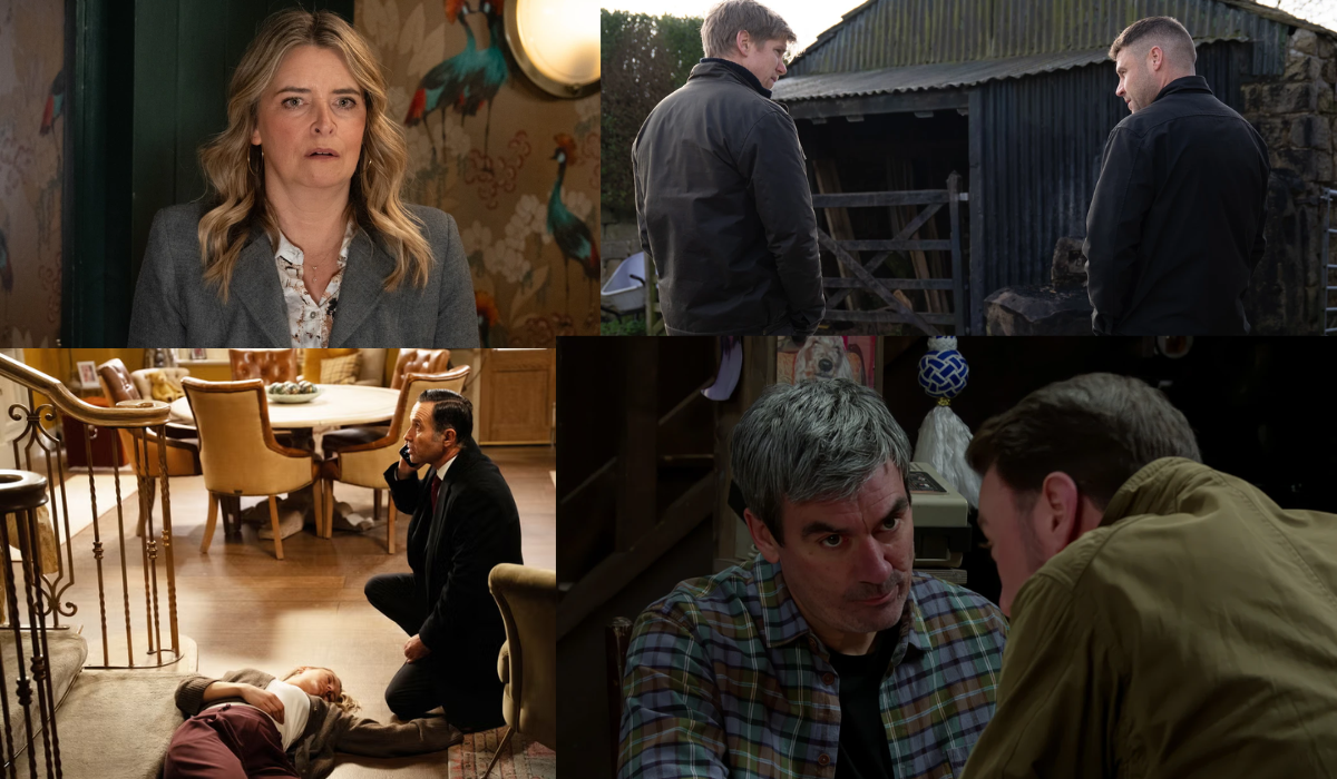 Emmerdale: Dawn, Charity, Graham and Cain