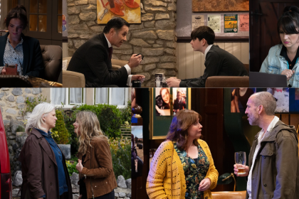 Emmerdale: Graham, Kyle, Todd, Charity, Lydia, Sam, Gabby