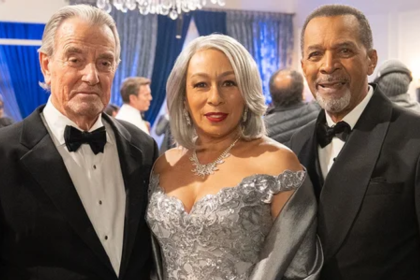 Beyond the Gates: Eric Braeden as Victor Newman, Tamara Tunie as Anita Dupree, and Clifton Davis as Vernon Dupree