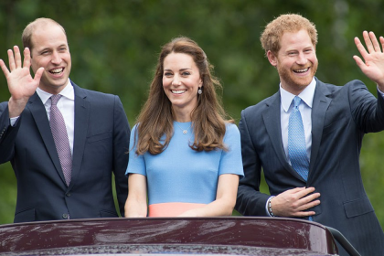 Royal news: Kate Middleton with Harry and William