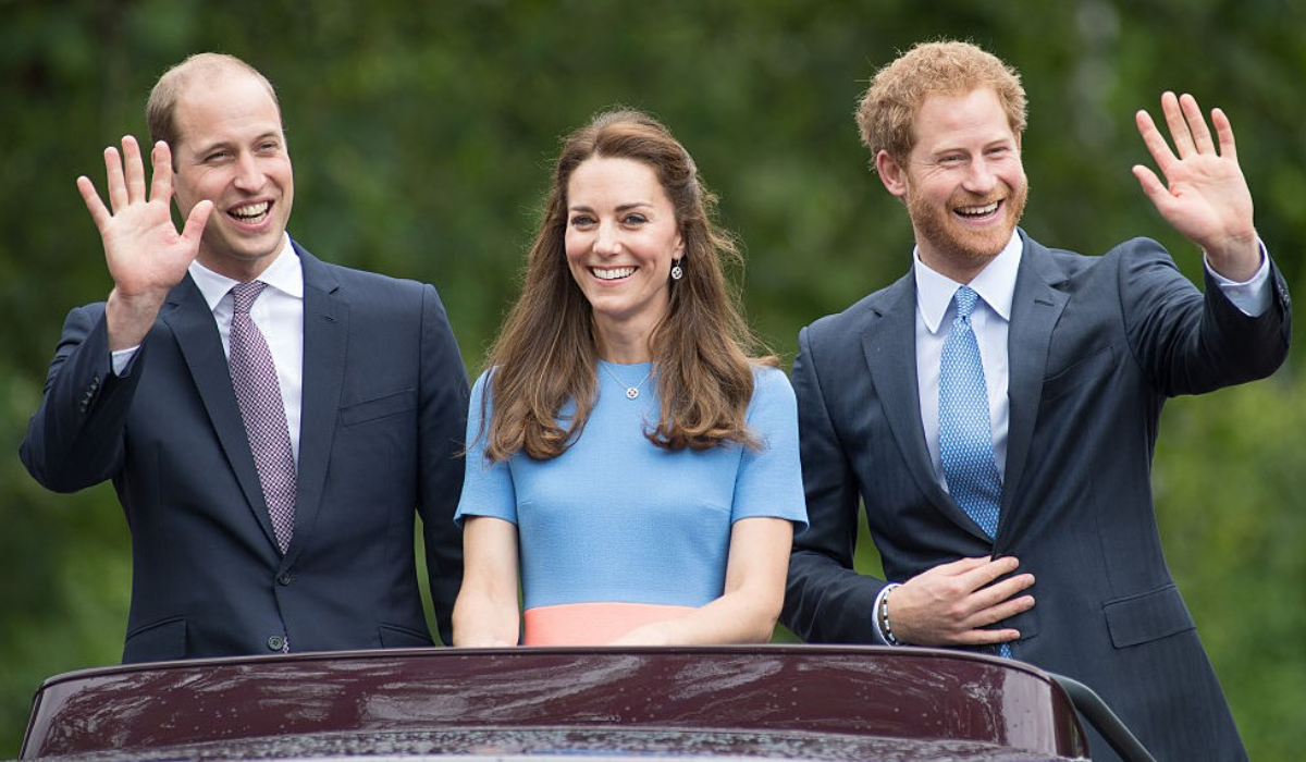 Royal news: Kate Middleton with Harry and William