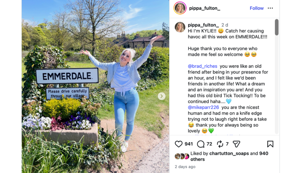 Pippa Fulton's Instagram picture