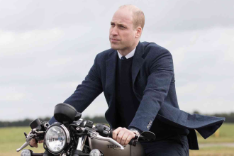 Royal news: Prince William on a bike!