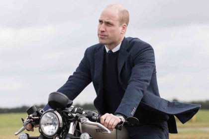 Royal news: Prince William on a bike!