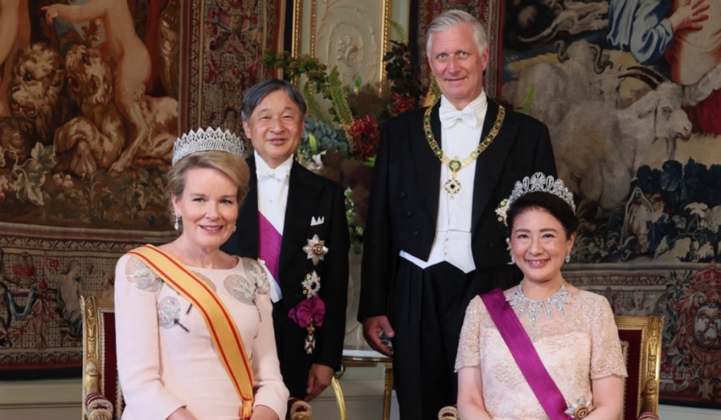 Royal: The Belgian Royal Family at the State Banquet for Emperor Naruhito and Empress Masako