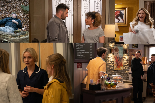 Emmerdale: Gabby, Kev, Helen, serena, Ross