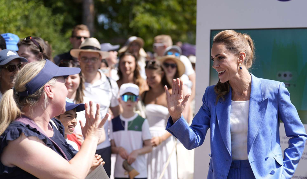 Royal: Kate Middleton at Wimbledon