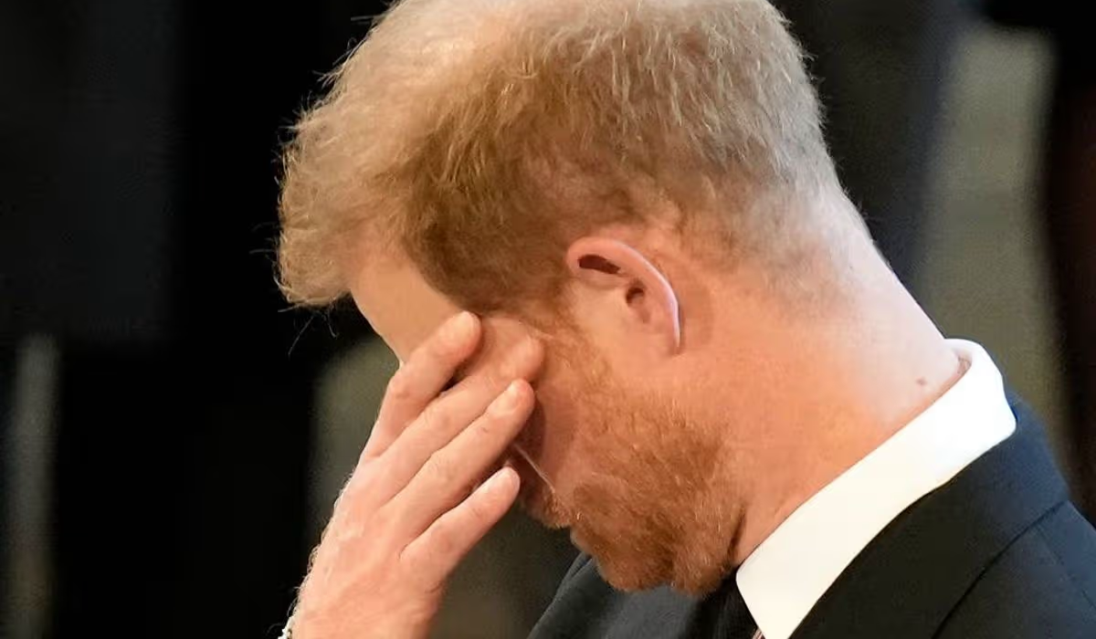 Royal: Prince Harry is teary eyed!