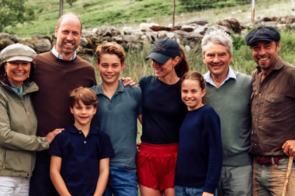 Royal: Prince William with Kate's parents