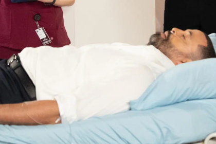 Bill's health emergency in Beyond the Gates
