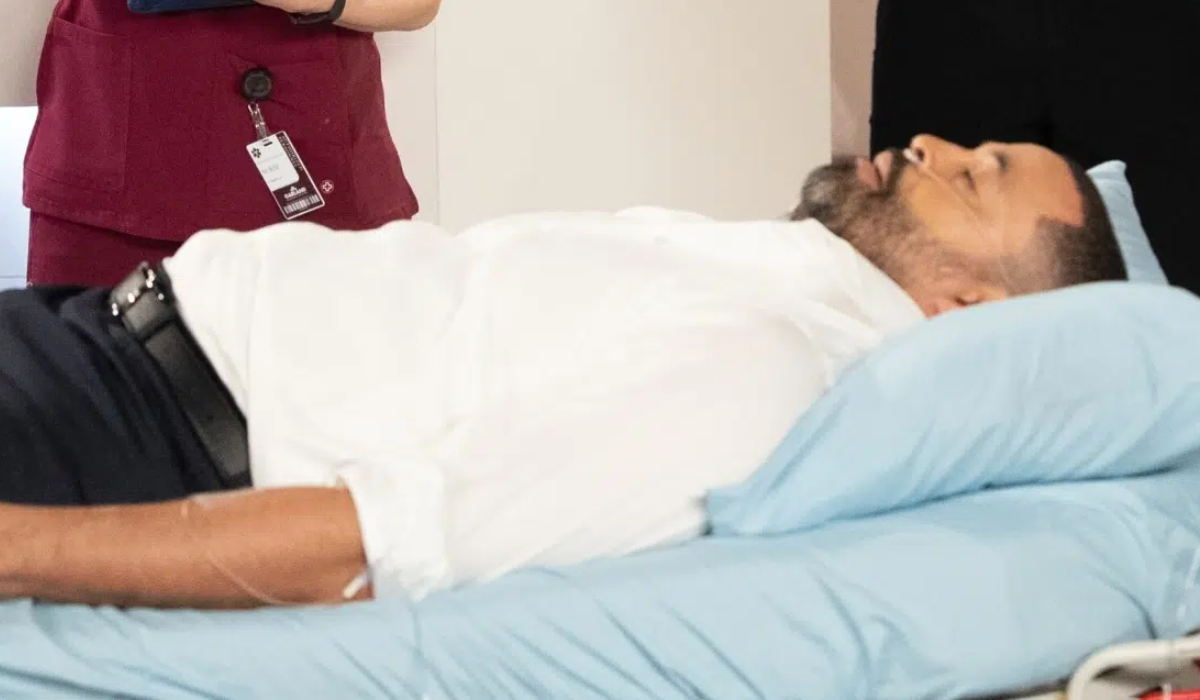 Bill's health emergency in Beyond the Gates