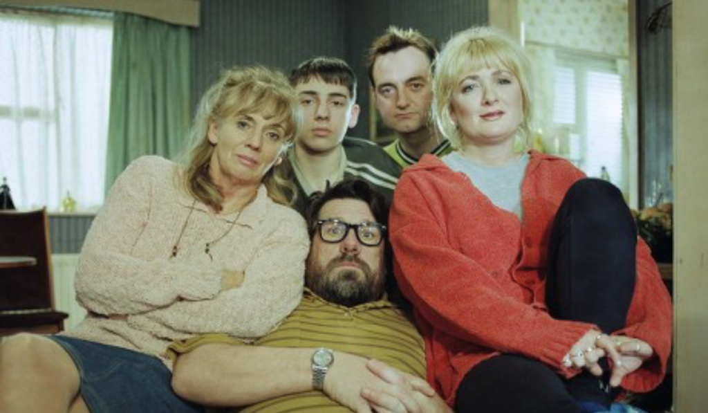 Sue Johnson and Caroline and Ricky Tomlinson